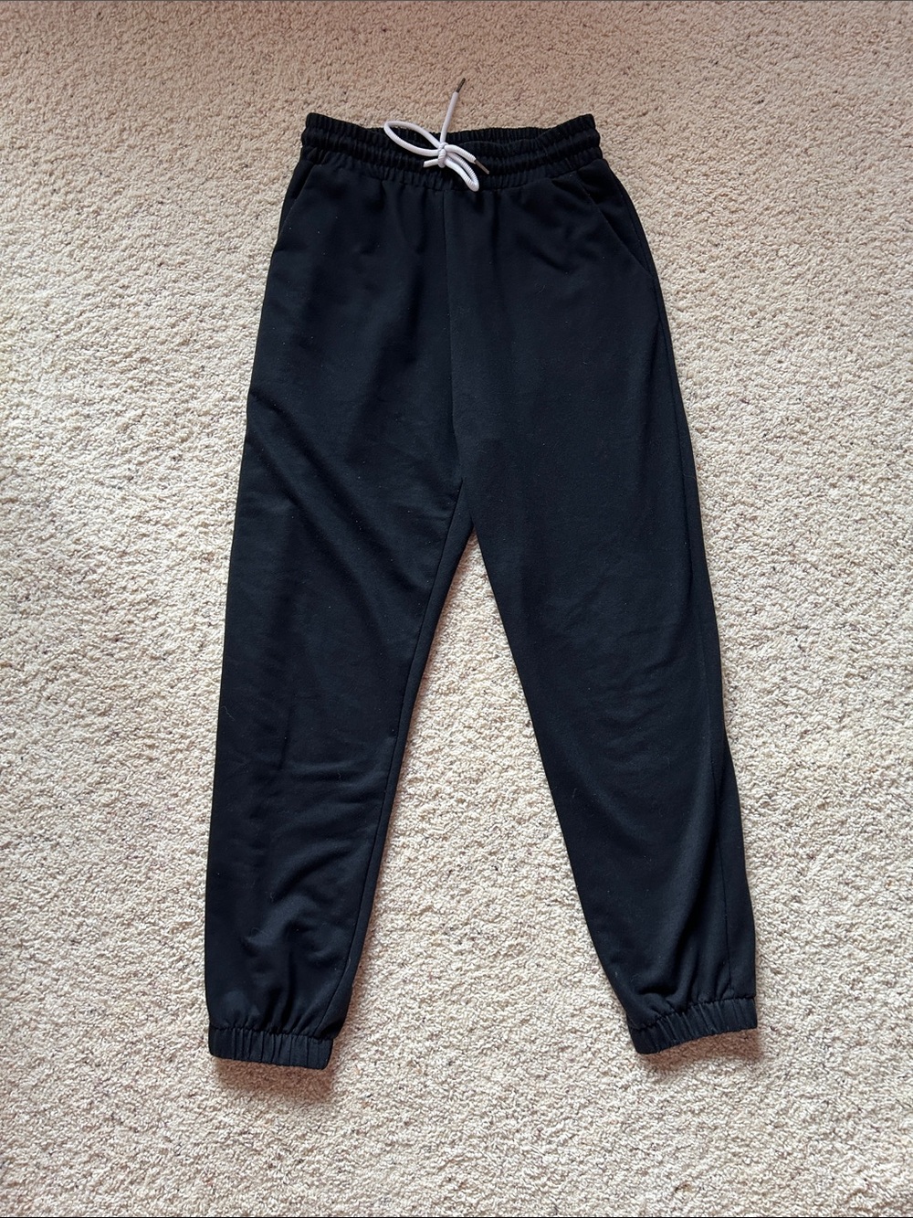 Black Drawstring Joggers